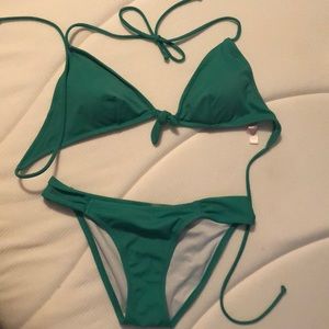 Victoria’s Secret Triangle top with bottoms